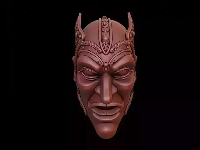 Ancient Warrior Mask 3d Printing
