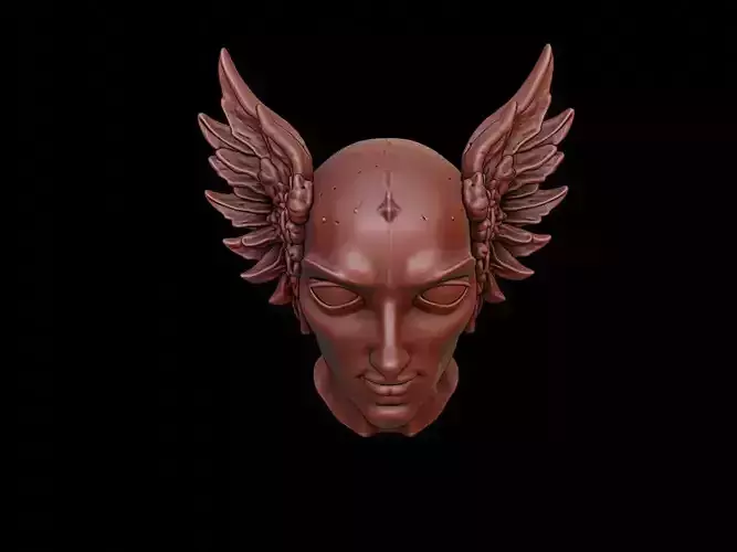 Angel Mask 3d Printing