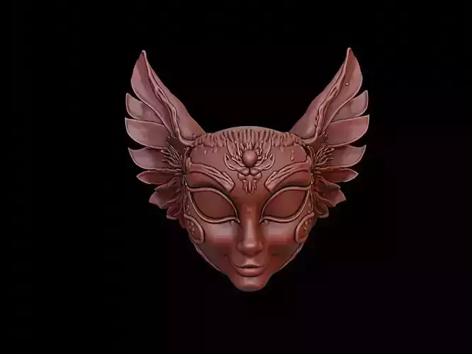 Angel Mask 3d Printing