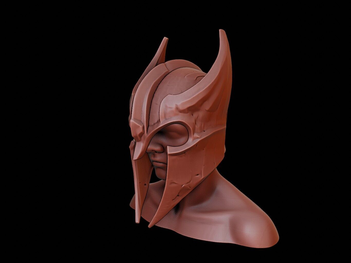 Angelic Knight Mask 3d Printing 3D print model_2