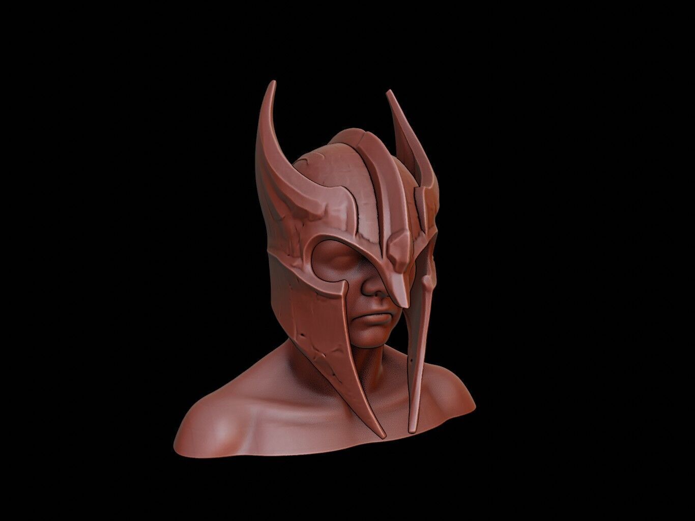 Angelic Knight Mask 3d Printing 3D print model_1