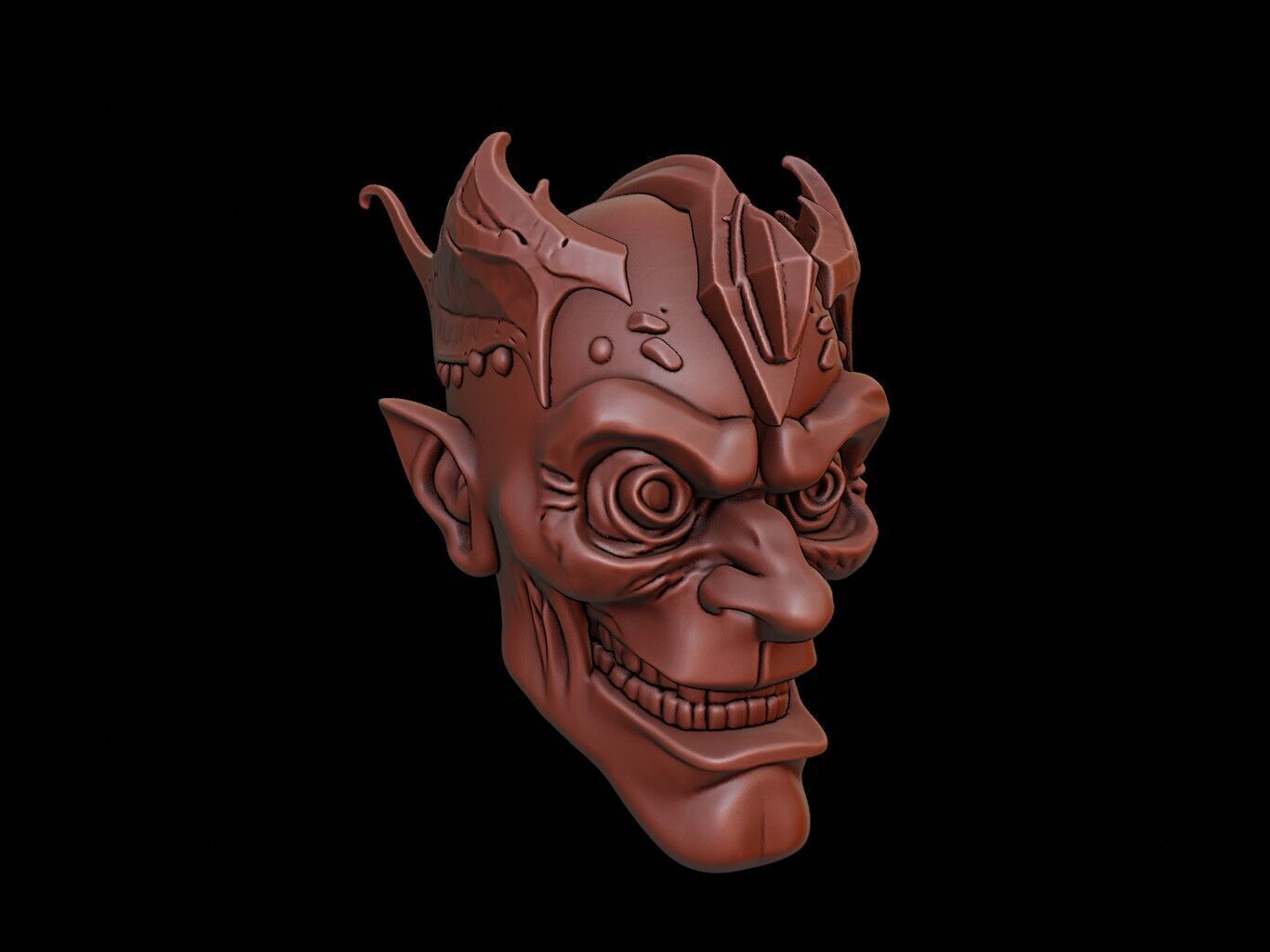 Arcane Mage Mask 3d Printing 3D print model_1
