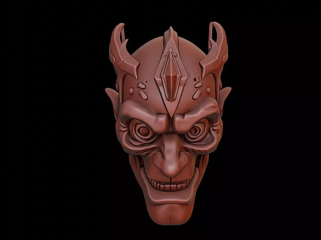 Arcane Mage Mask 3d Printing 3D print model_0