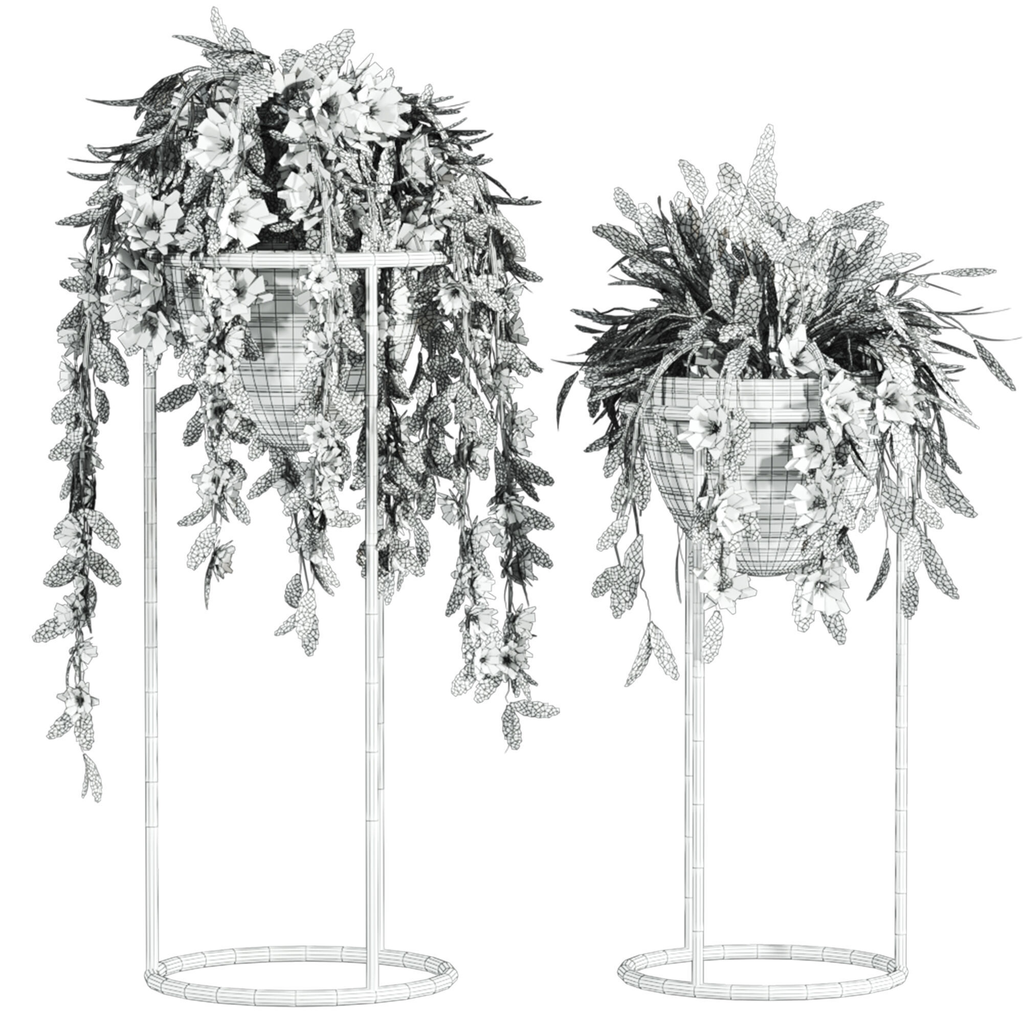 Plants Set 3D model_4