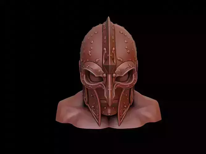 Armored Guardian Mask 3d Printing