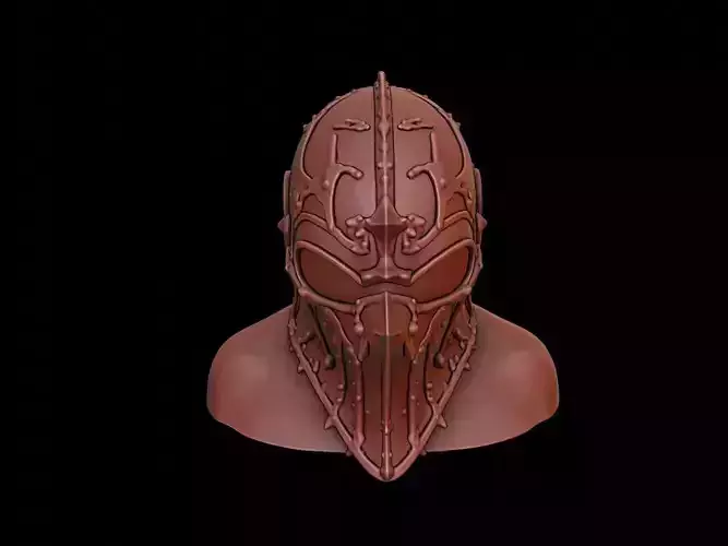 Armored Guardian Mask 3d Printing