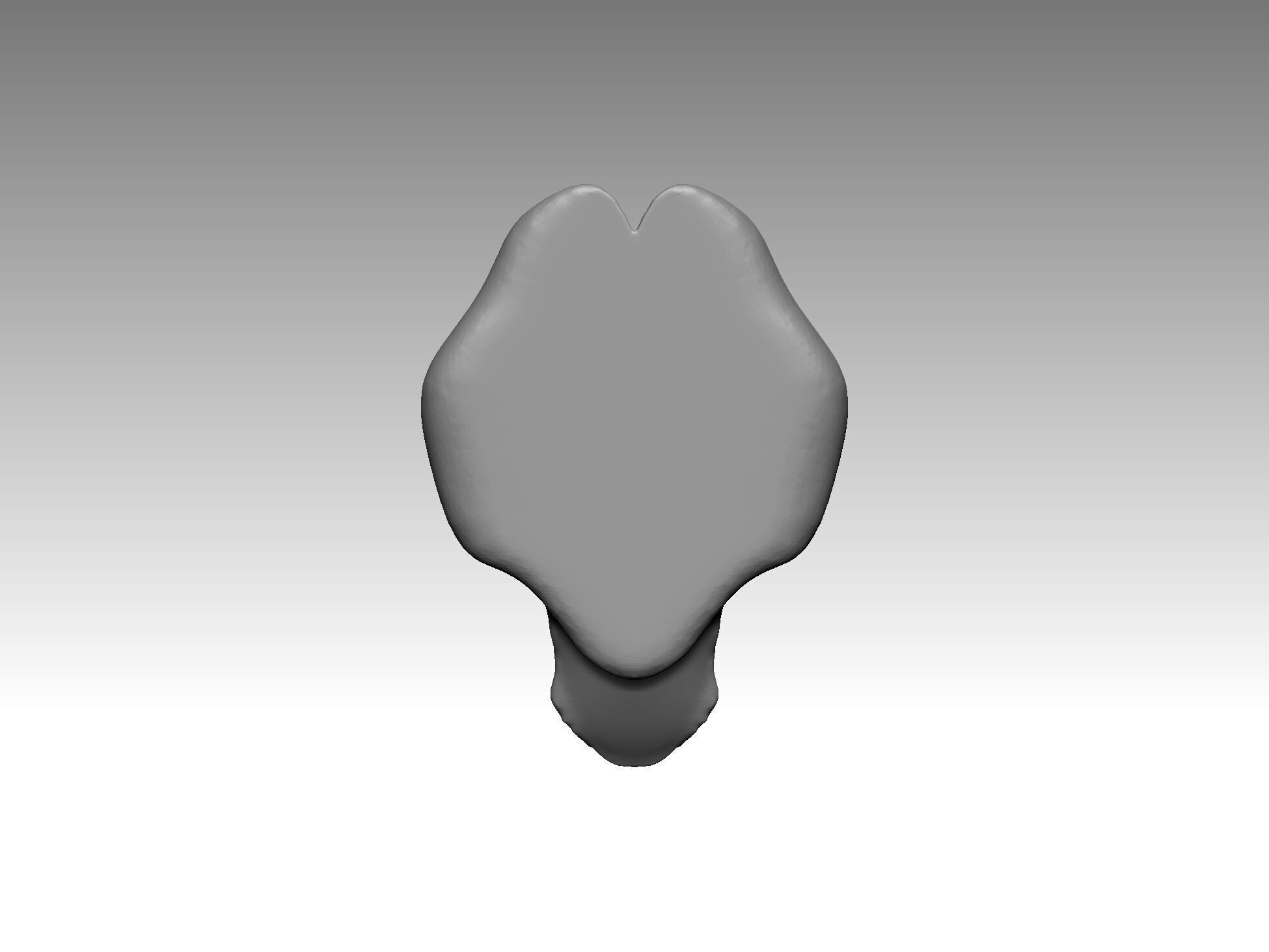 tiger statue head 3D print model_2