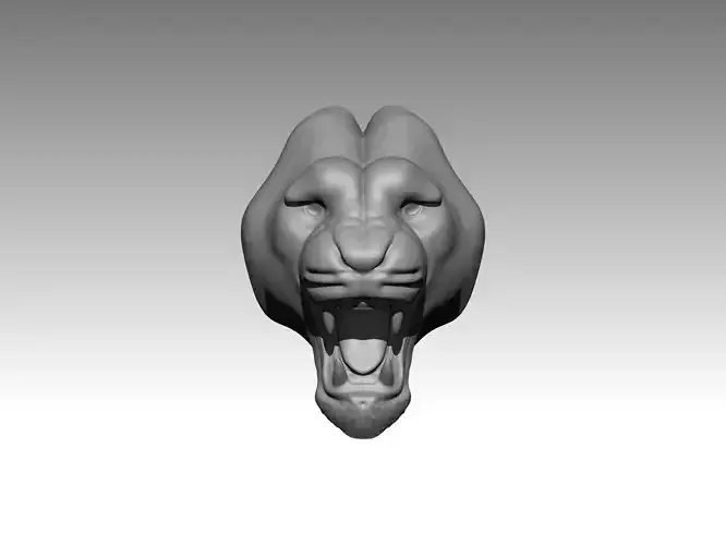 tiger statue head