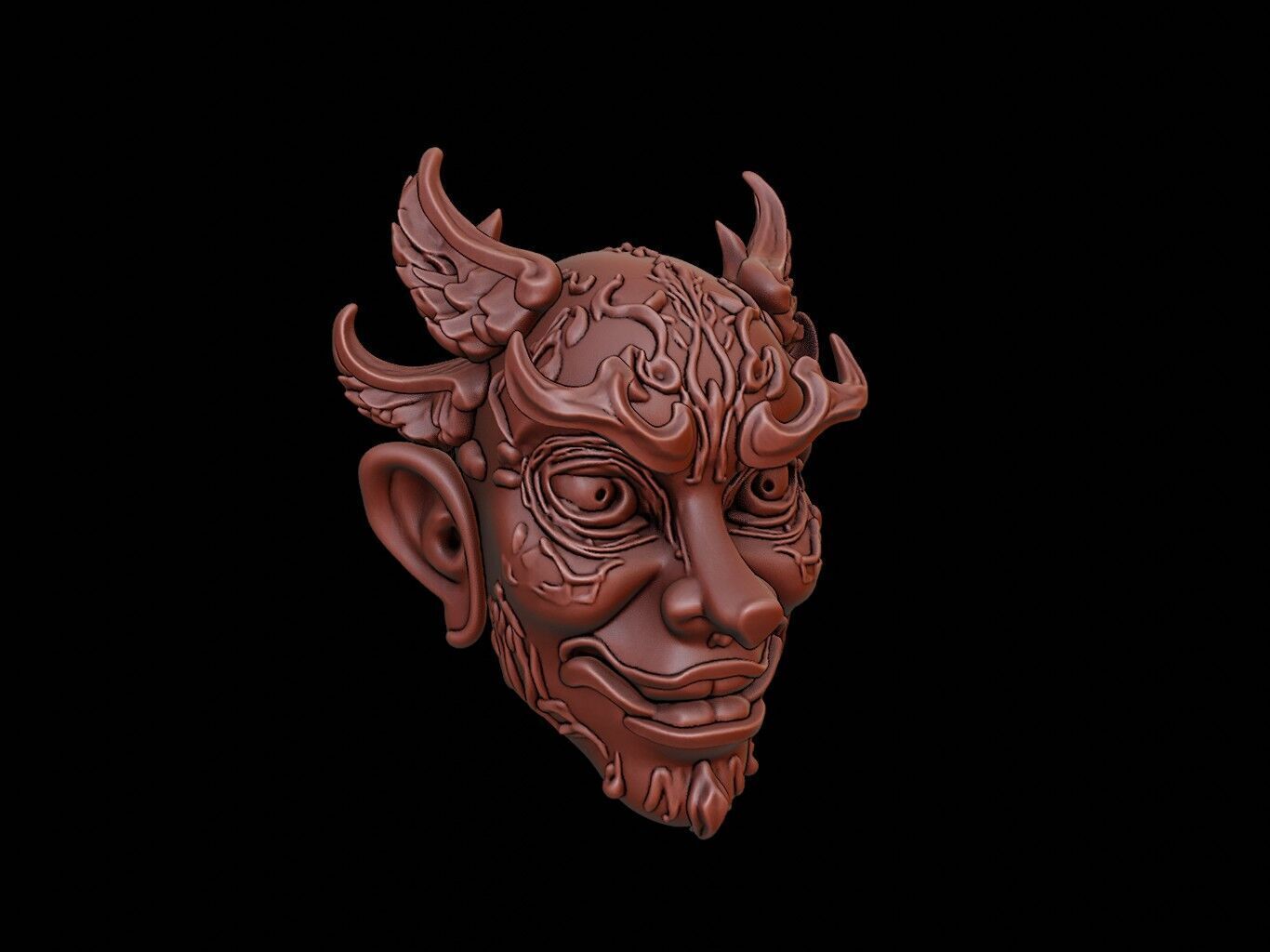Celestial Mask 3d Printing 3D print model_1