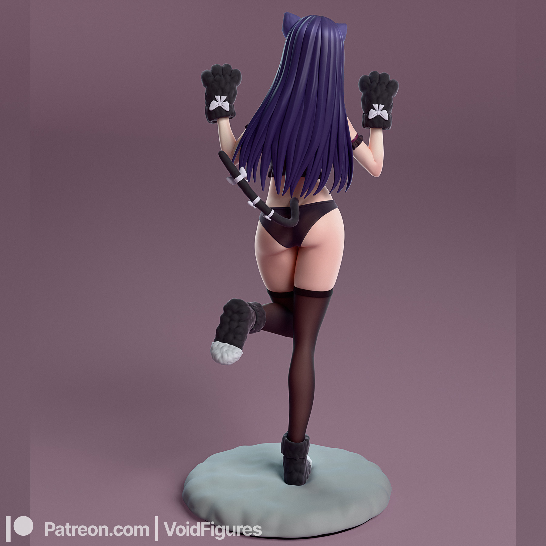 Akuma Nihmune Figure 3D print model_2