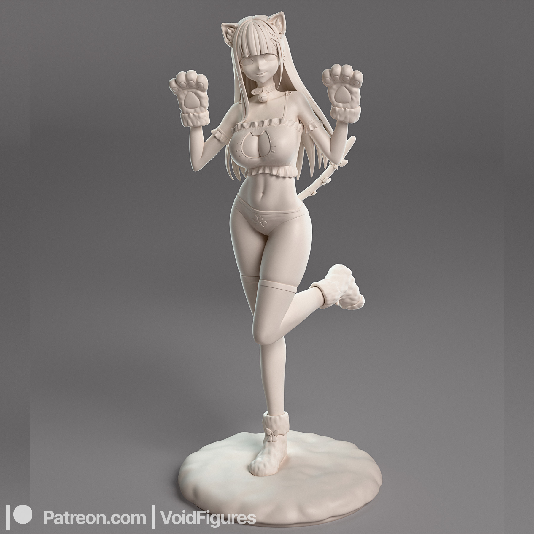 Akuma Nihmune Figure 3D print model_3