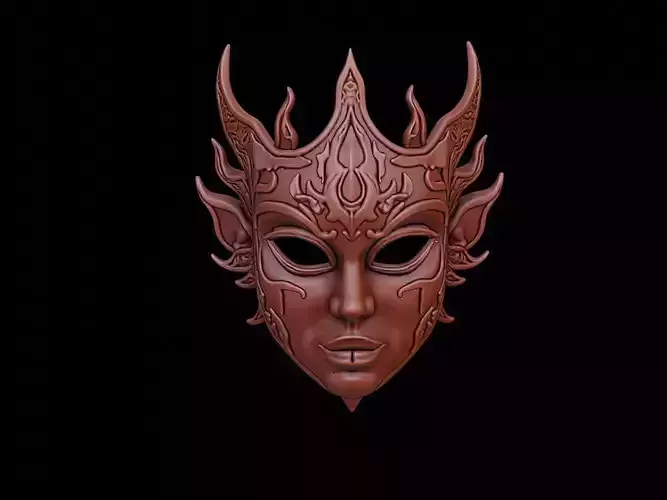 Celestial Mask 3d Printing