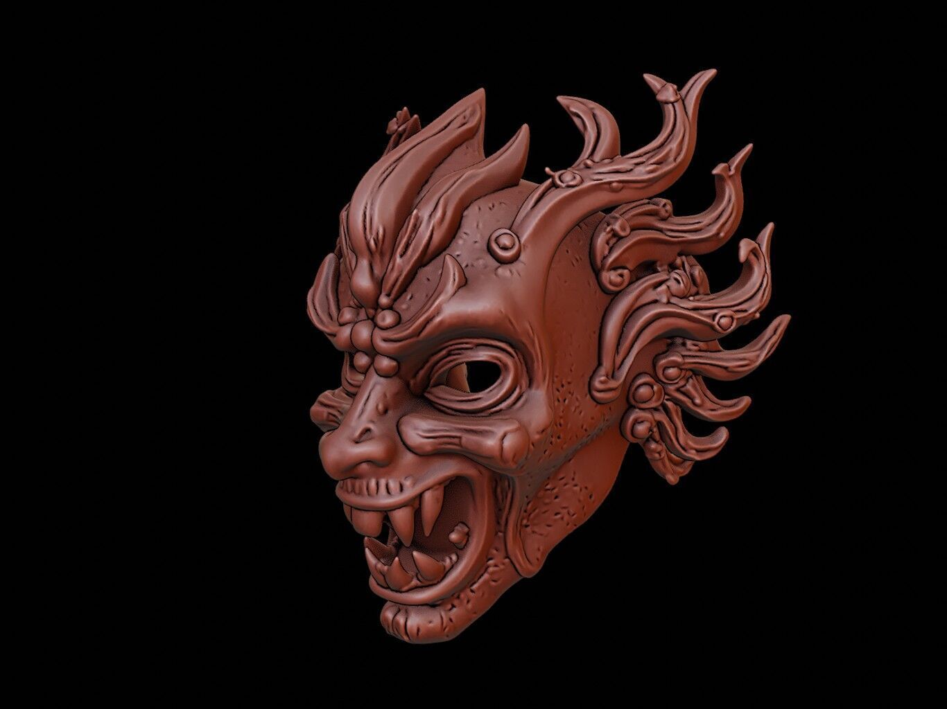 Celestial Mask 3d Printing 3D print model_2
