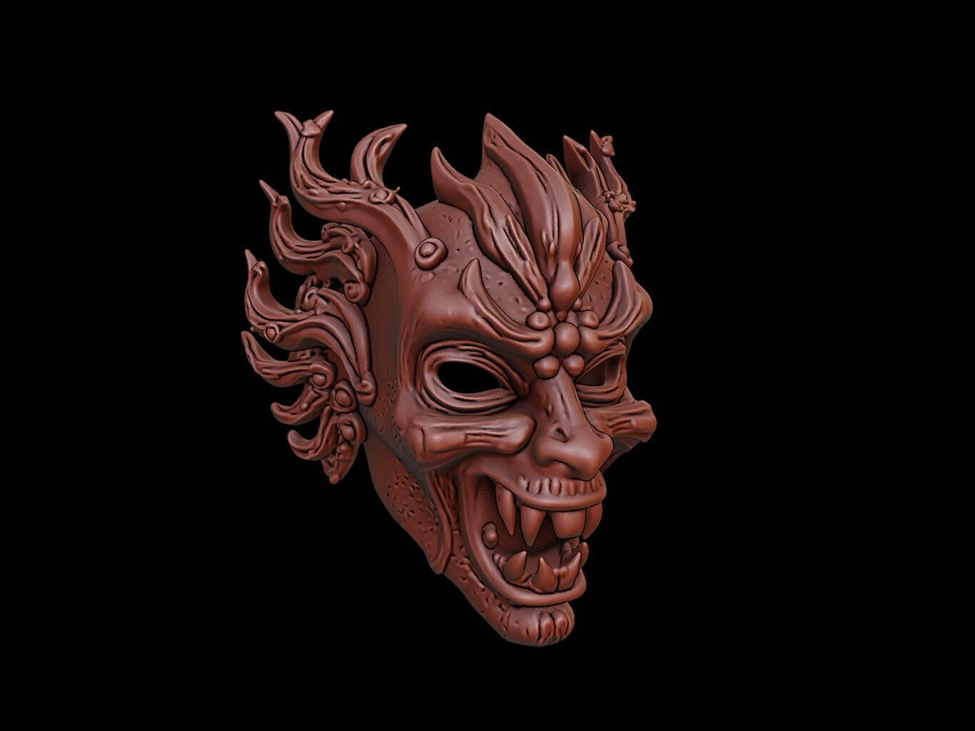 Celestial Mask 3d Printing 3D print model_1