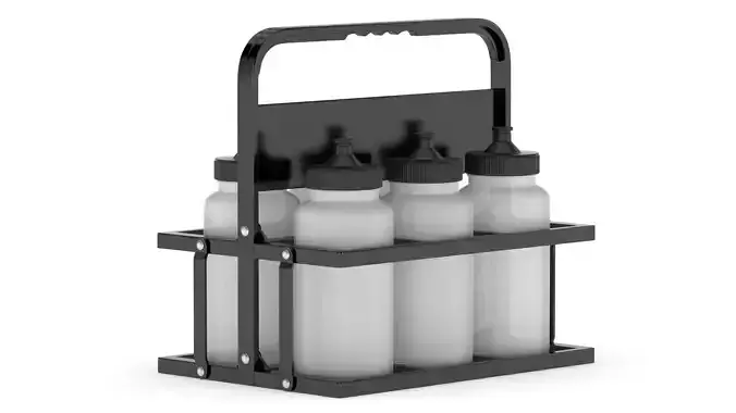 Athletics Water Bottle Carrier Collapsible 3D model