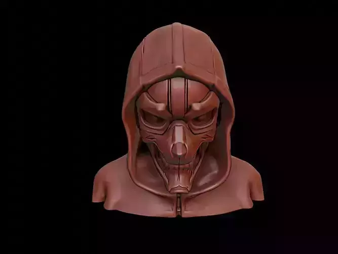 Cyber Assassin Mask 3d Printing