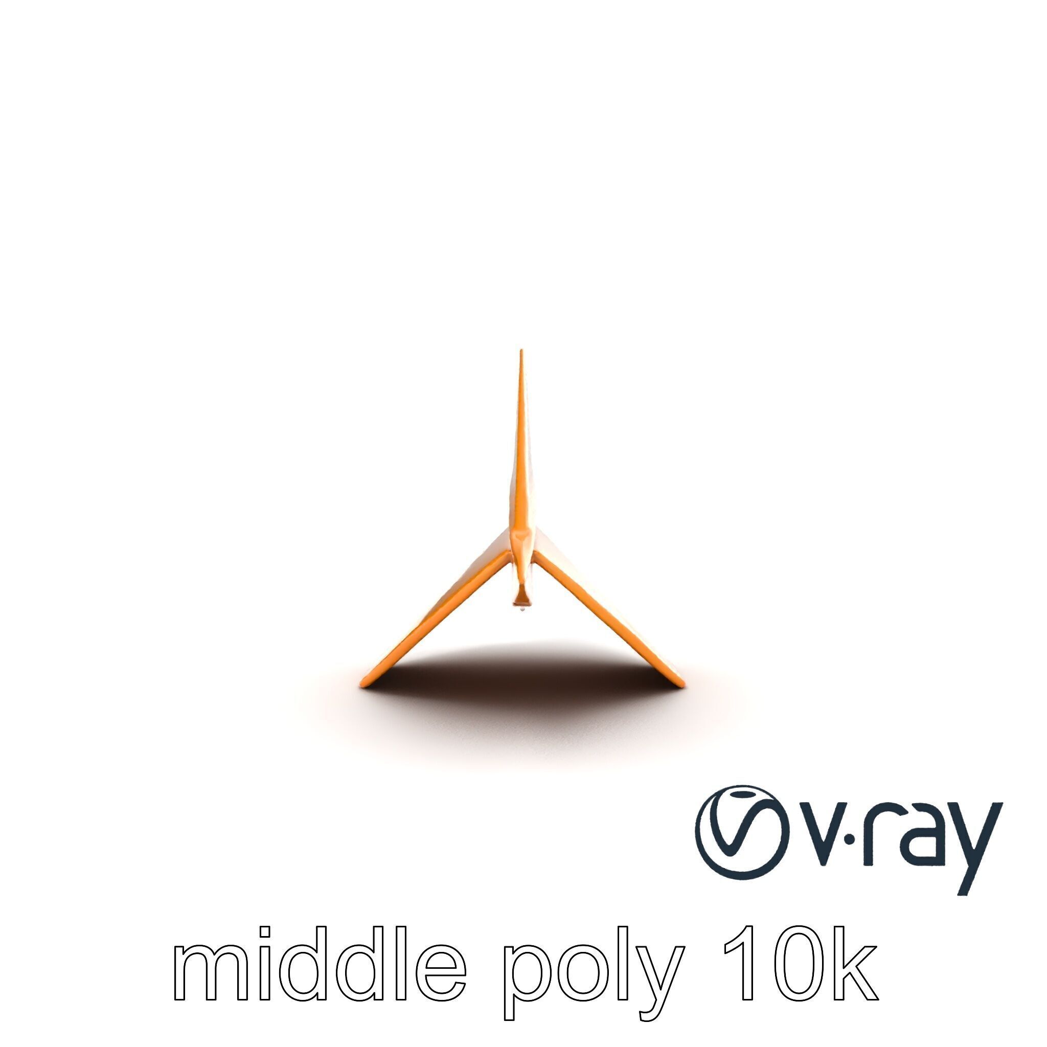 Simple Paper Airplane Folded Design model pack Low-poly 3D model_18