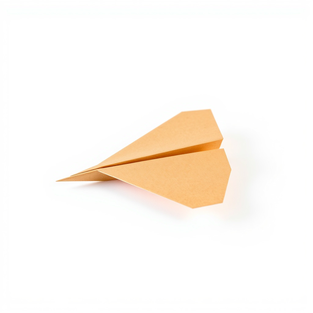 Simple Paper Airplane Folded Design model pack Low-poly 3D model_1