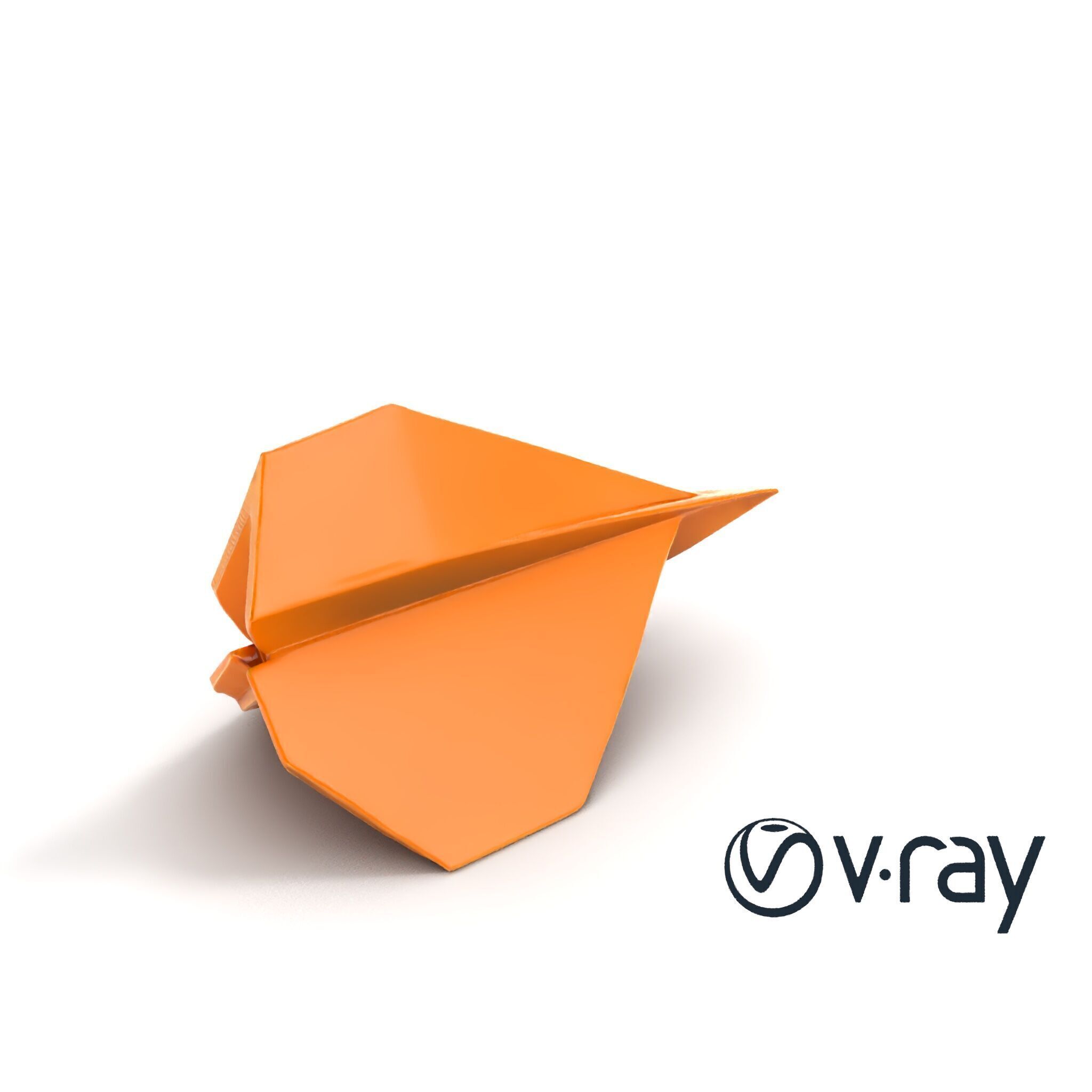 Simple Paper Airplane Folded Design model pack Low-poly 3D model_28