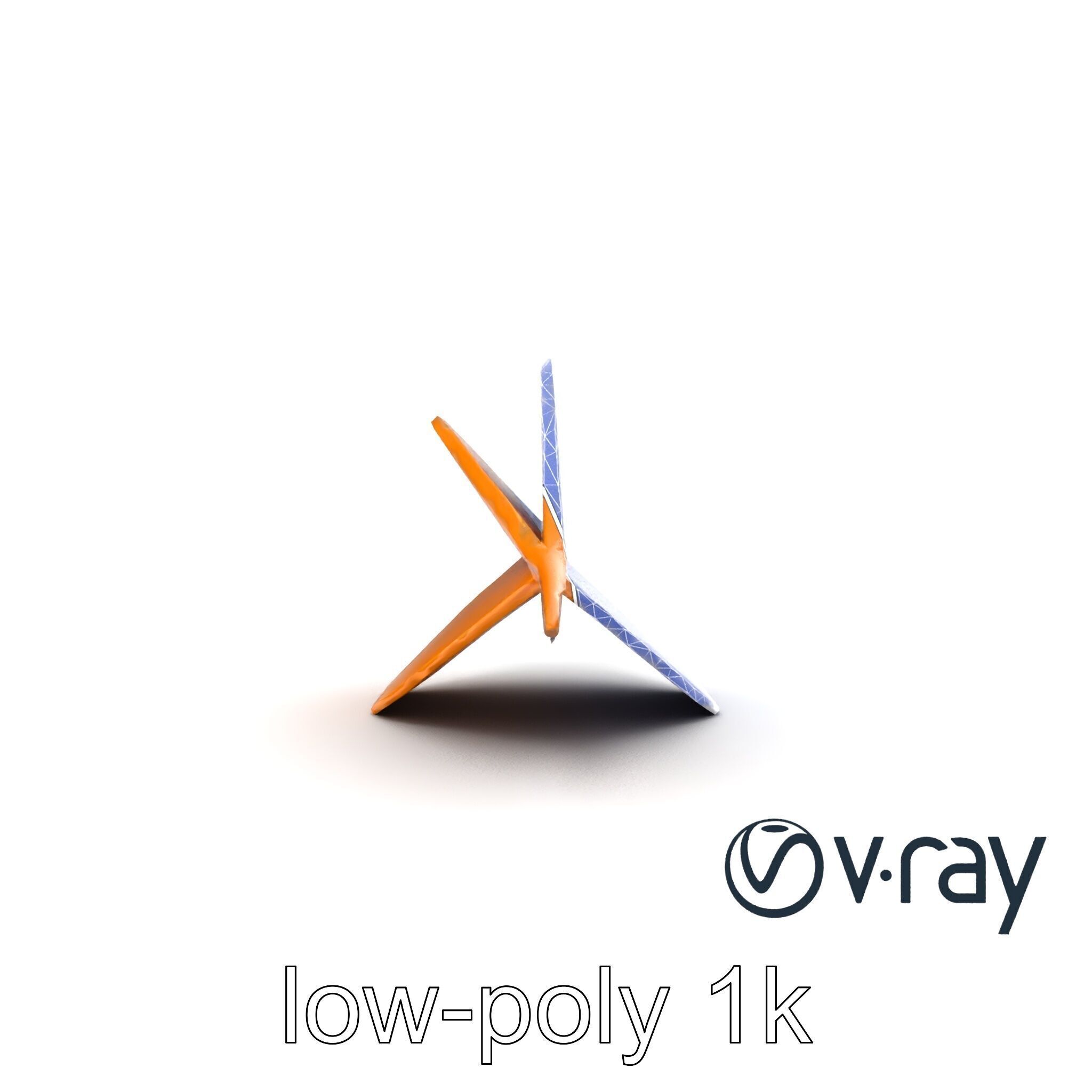 Simple Paper Airplane Folded Design model pack Low-poly 3D model_14