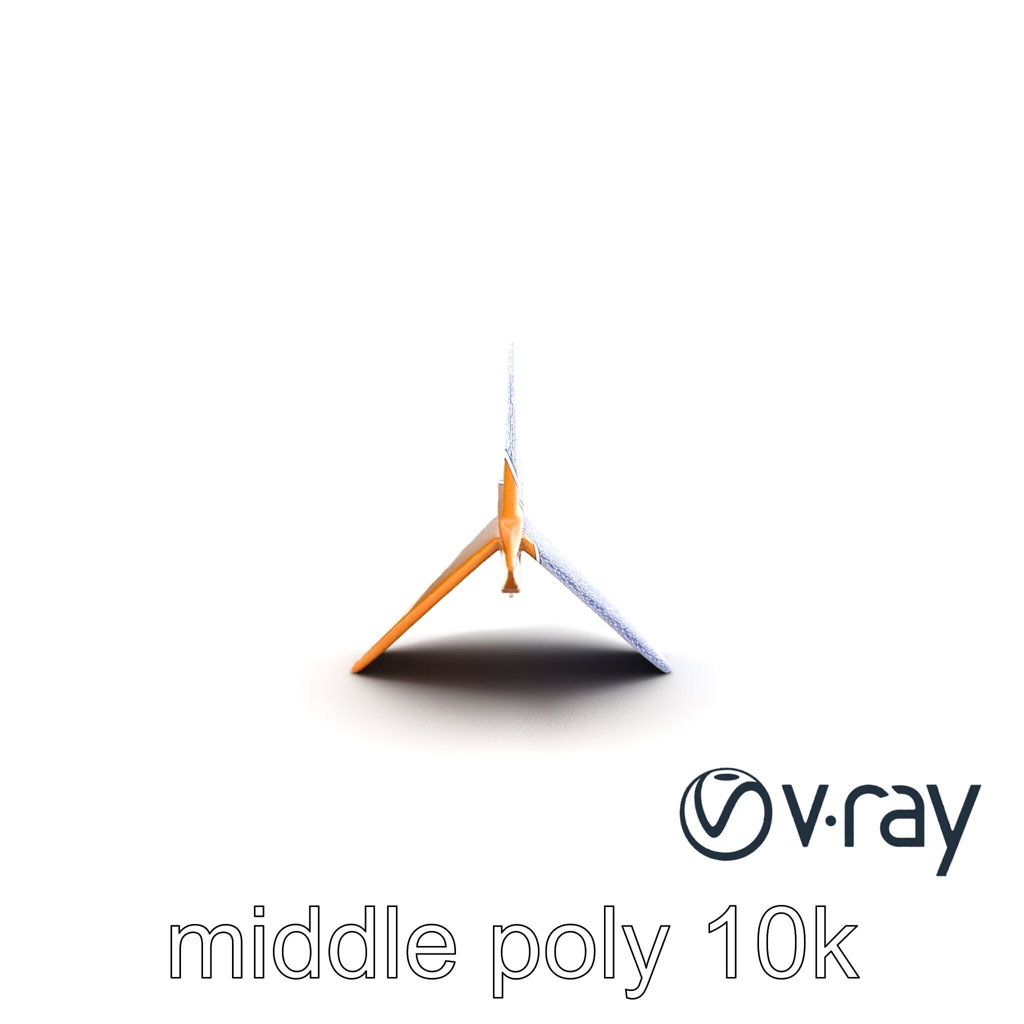 Simple Paper Airplane Folded Design model pack Low-poly 3D model_27