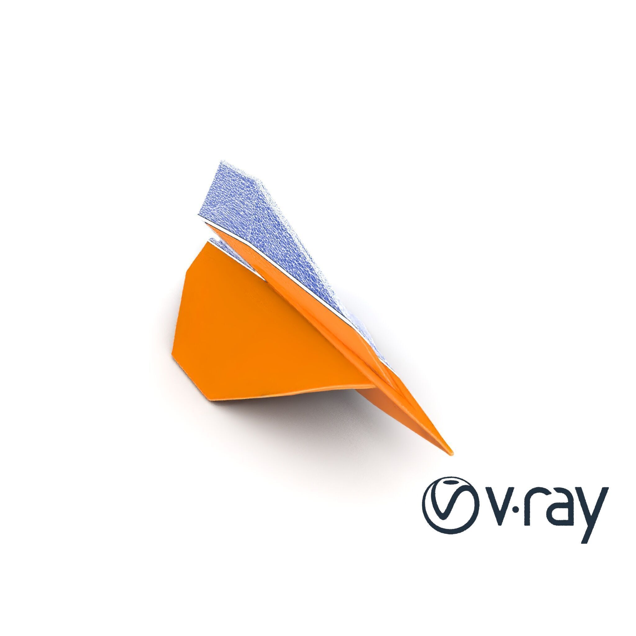 Simple Paper Airplane Folded Design model pack Low-poly 3D model_16