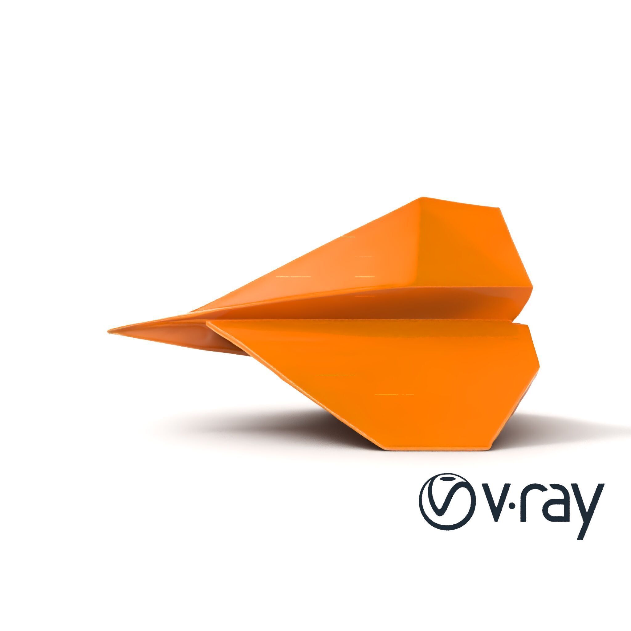 Simple Paper Airplane Folded Design model pack Low-poly 3D model_22