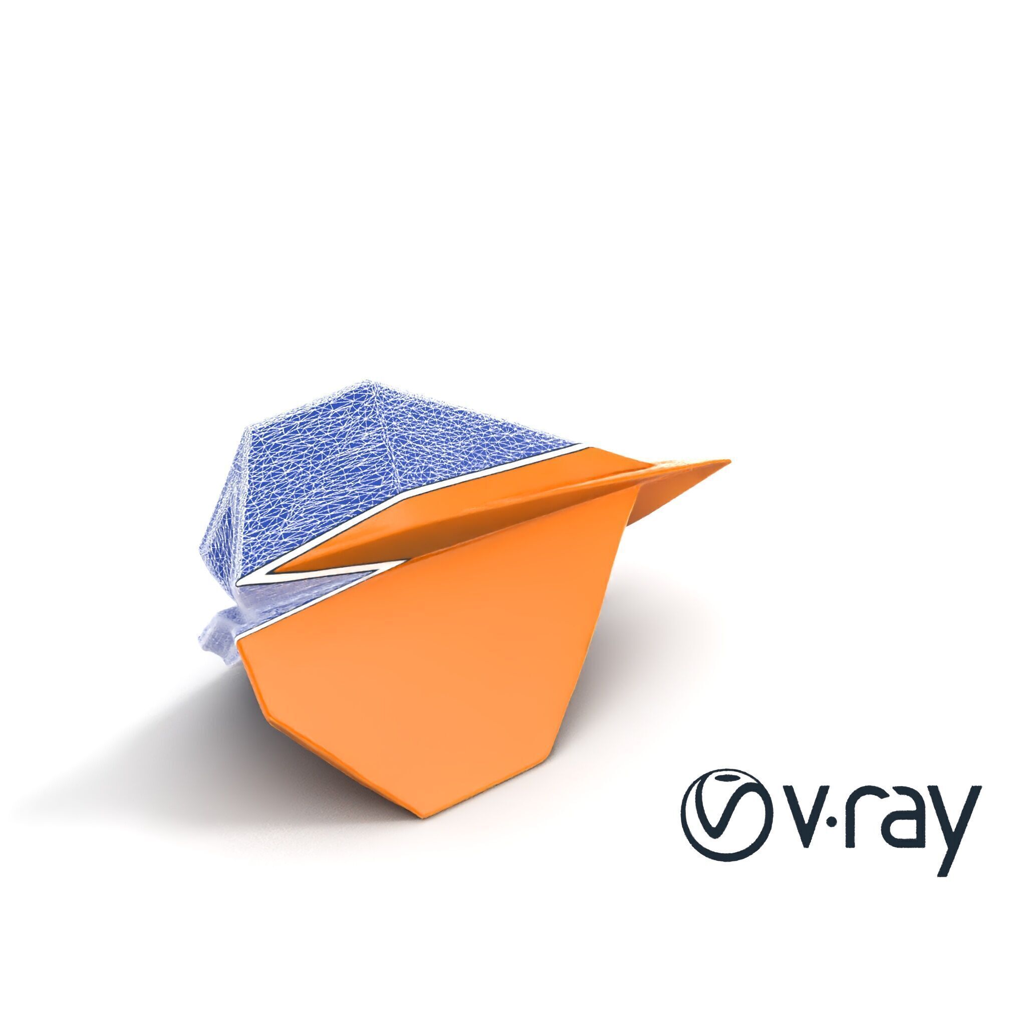 Simple Paper Airplane Folded Design model pack Low-poly 3D model_19