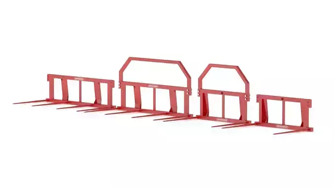 Bale Transport Fork Euro Set