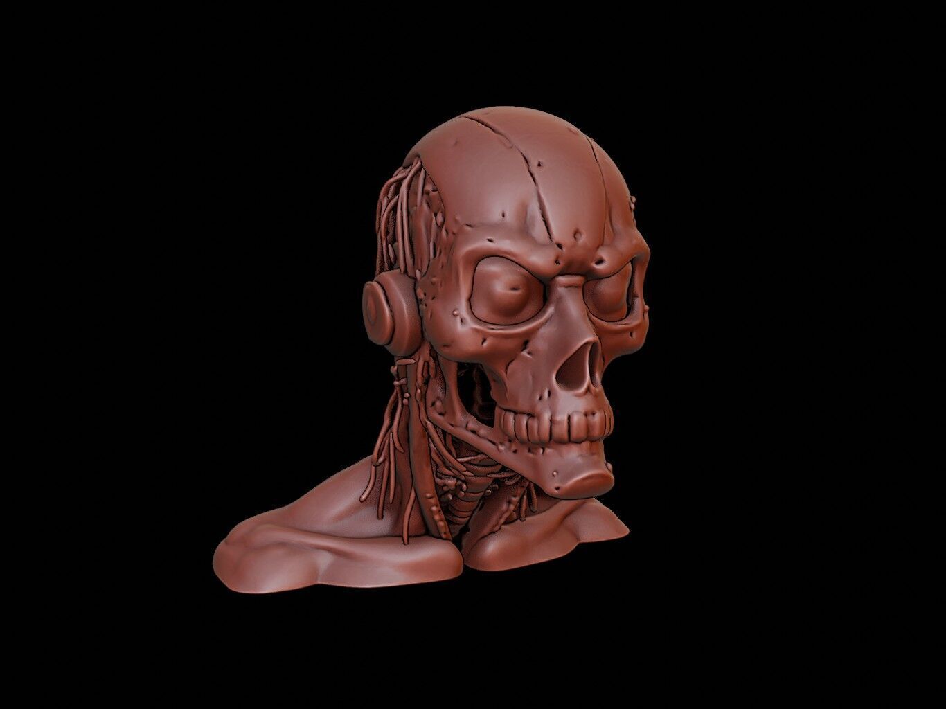 Cybernetic Mask 3d Printing 3D print model_1