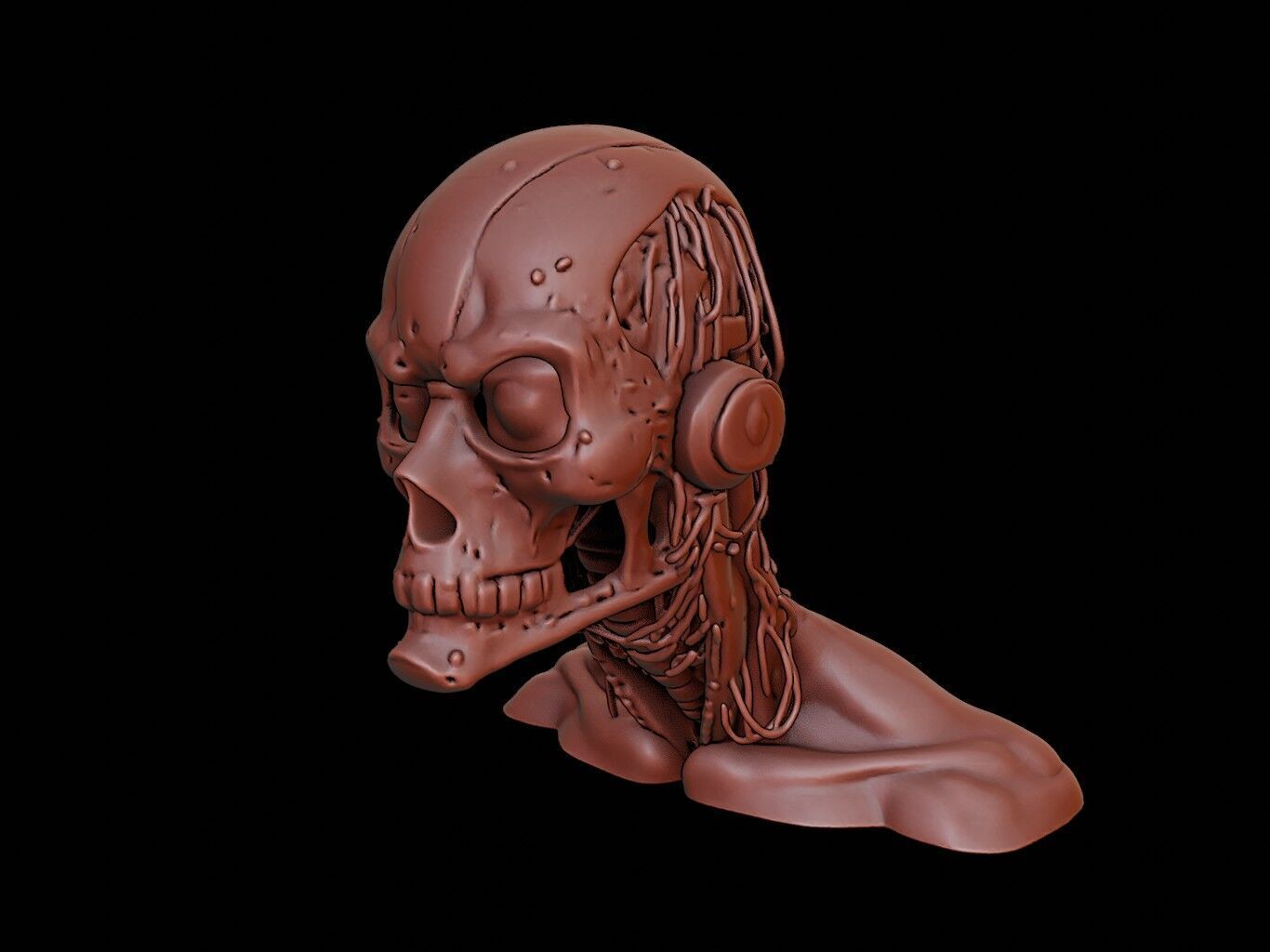 Cybernetic Mask 3d Printing 3D print model_2
