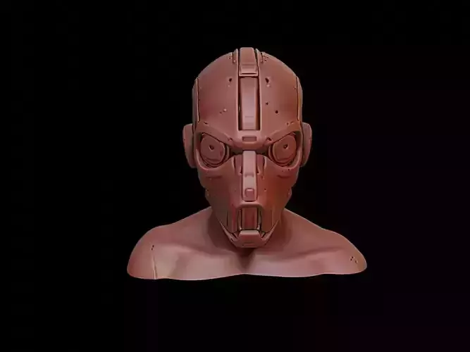 Cybernetic Mask 3d Printing