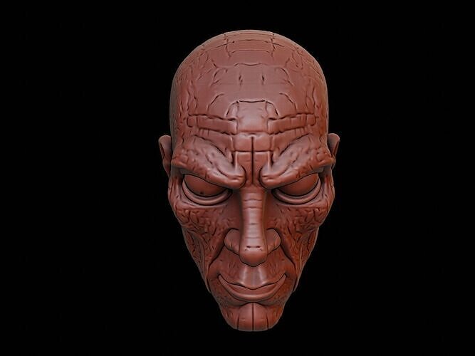 Cyberpunk Mask 3d Printing 3D print model