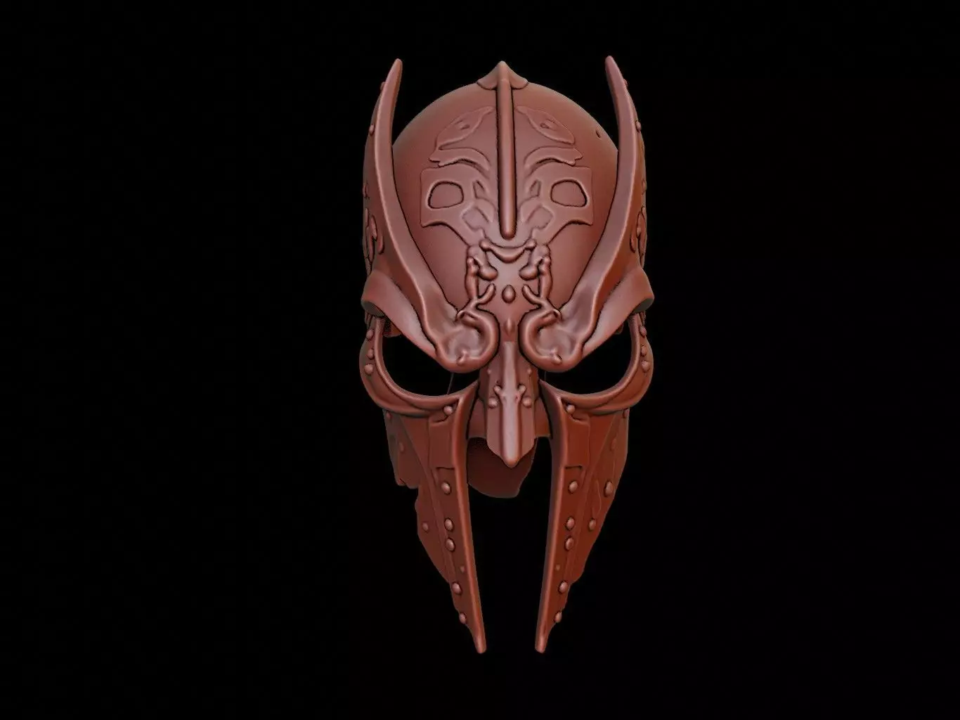 Dark Wizard Mask 3d Printing 3D print model