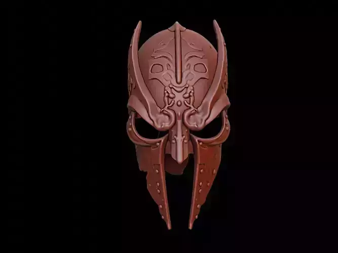 Dark Wizard Mask 3d Printing