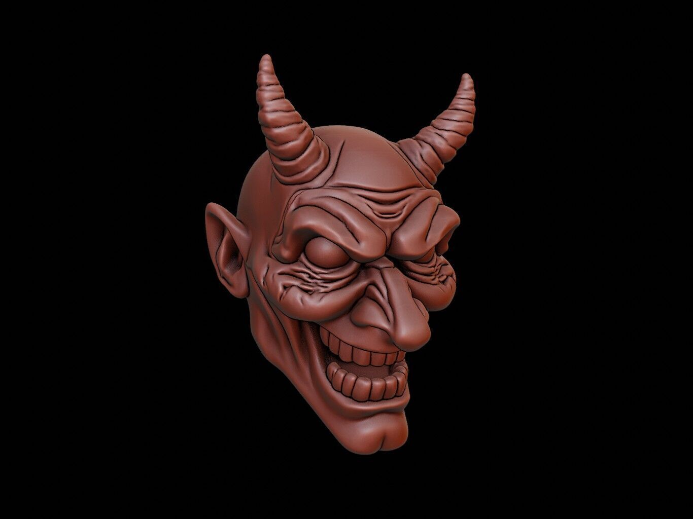 Devil Mask 3d Printing 3D print model_1