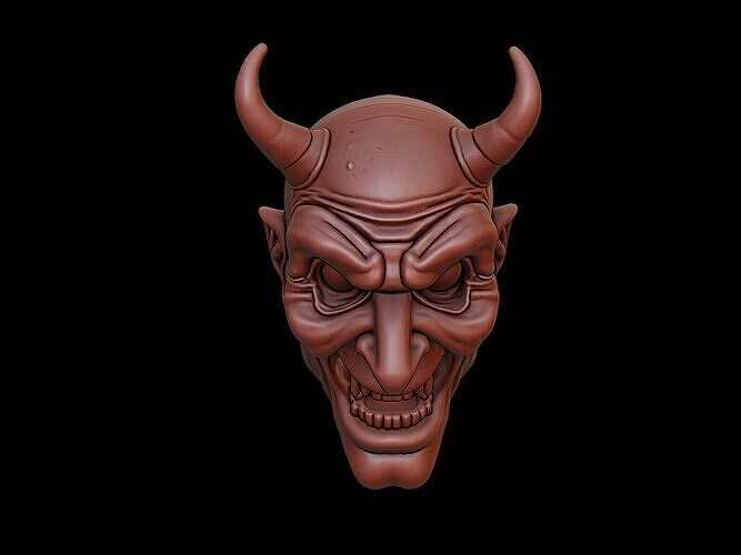 Devil Mask 3d Printing 3D print model