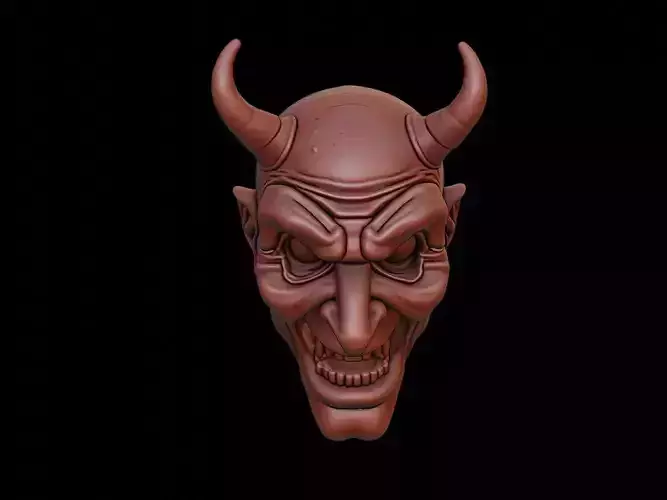 Devil Mask 3d Printing 3D print model