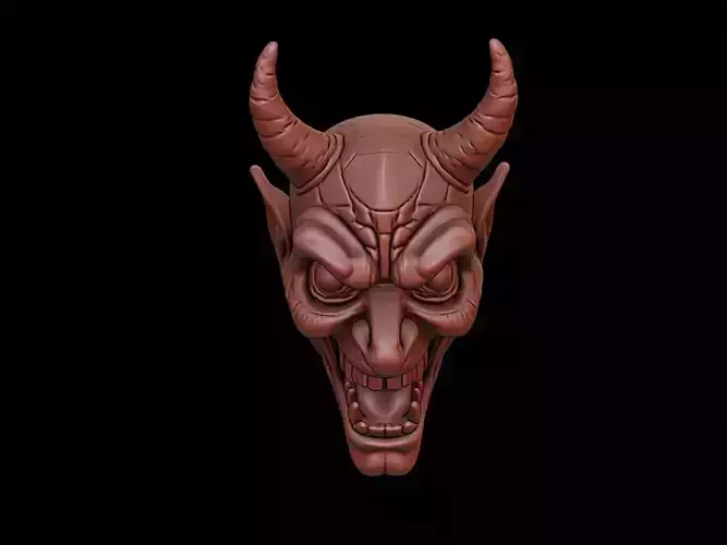 Devil Mask 3d Printing 3D print model