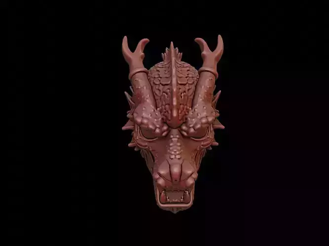 Dragon Knight Mask 3d Printing