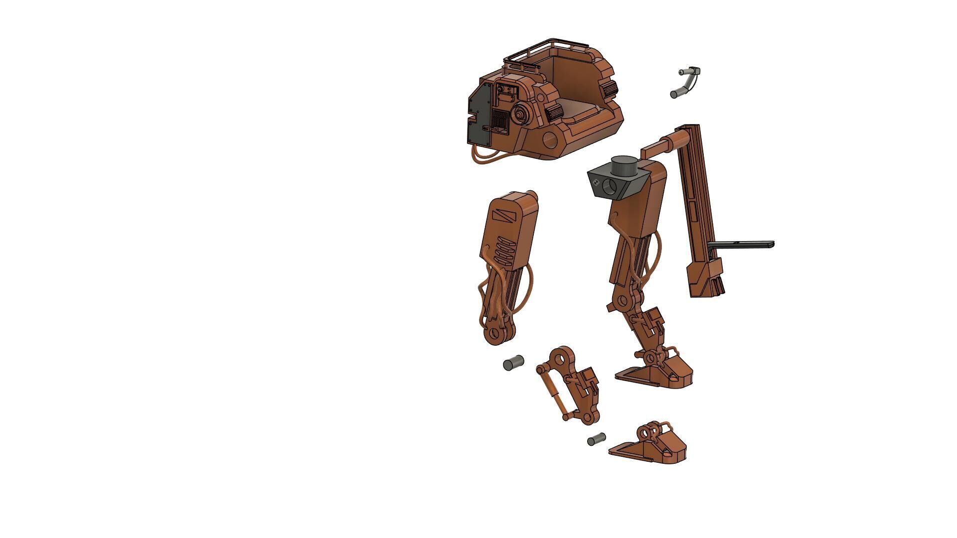 star wars vazzet dipters and droid 3D print model_3