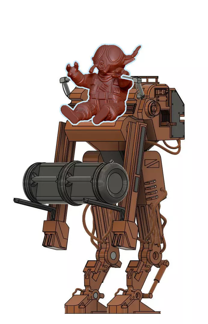 star wars vazzet dipters and droid 3D print model_0