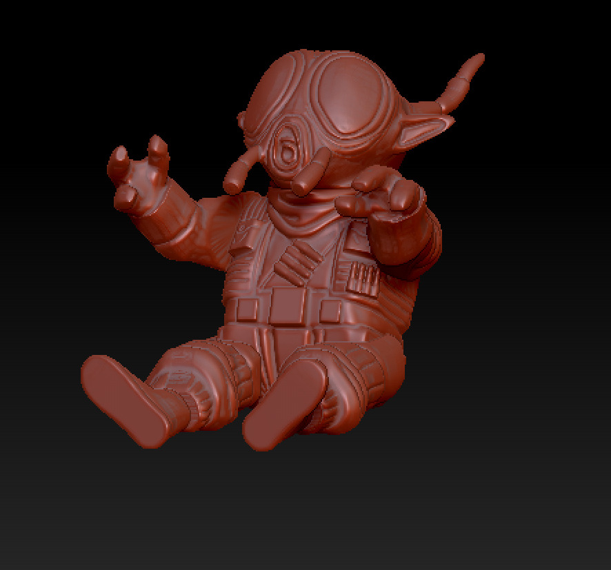 star wars vazzet dipters and droid 3D print model_11