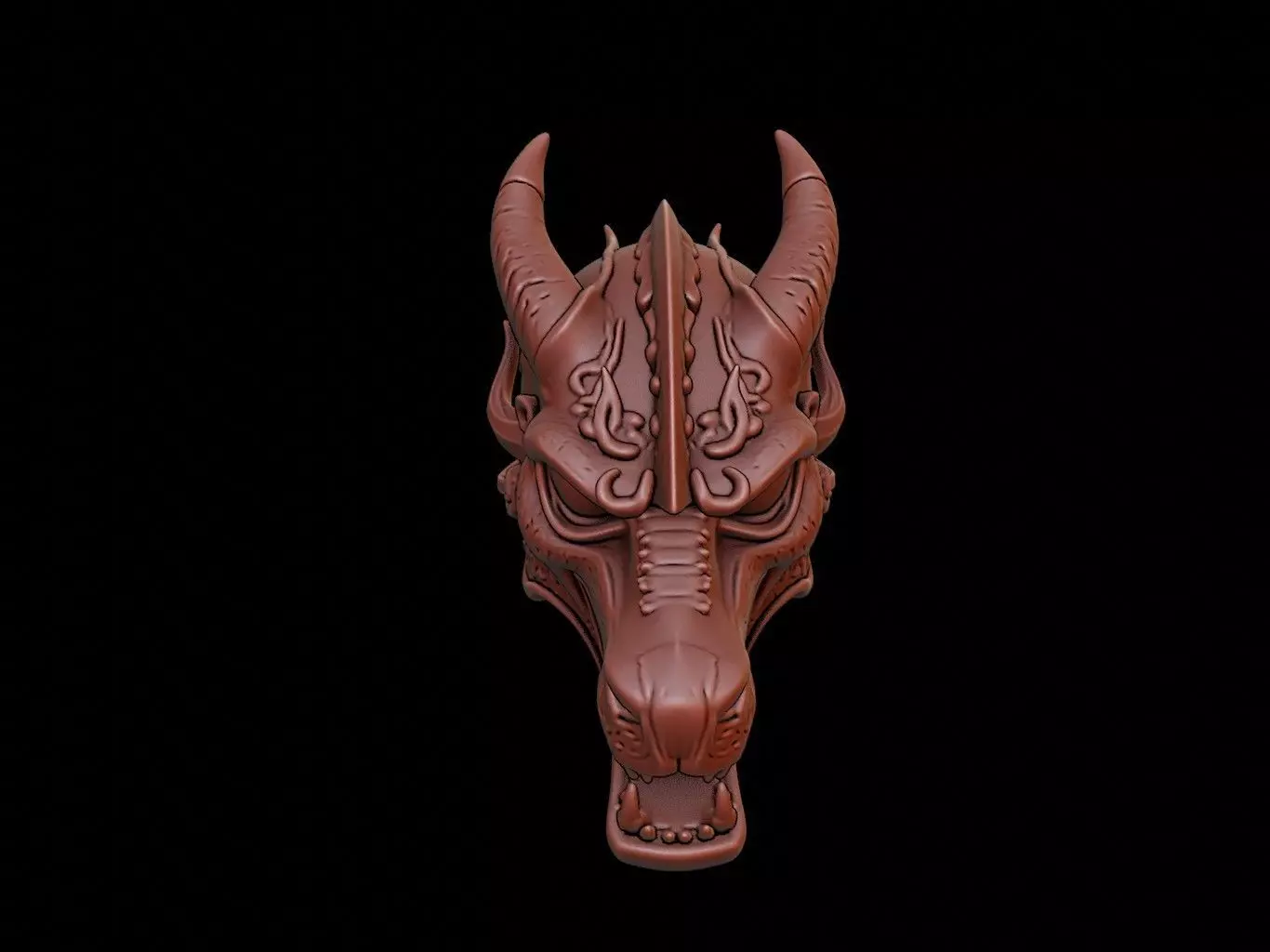 Dragon Knight Mask 3d Printing 3D print model_0