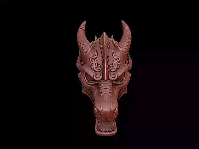 Dragon Knight Mask 3d Printing