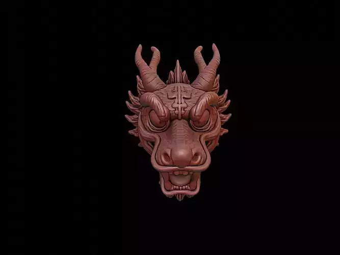 Dragon Mask 3d Printing