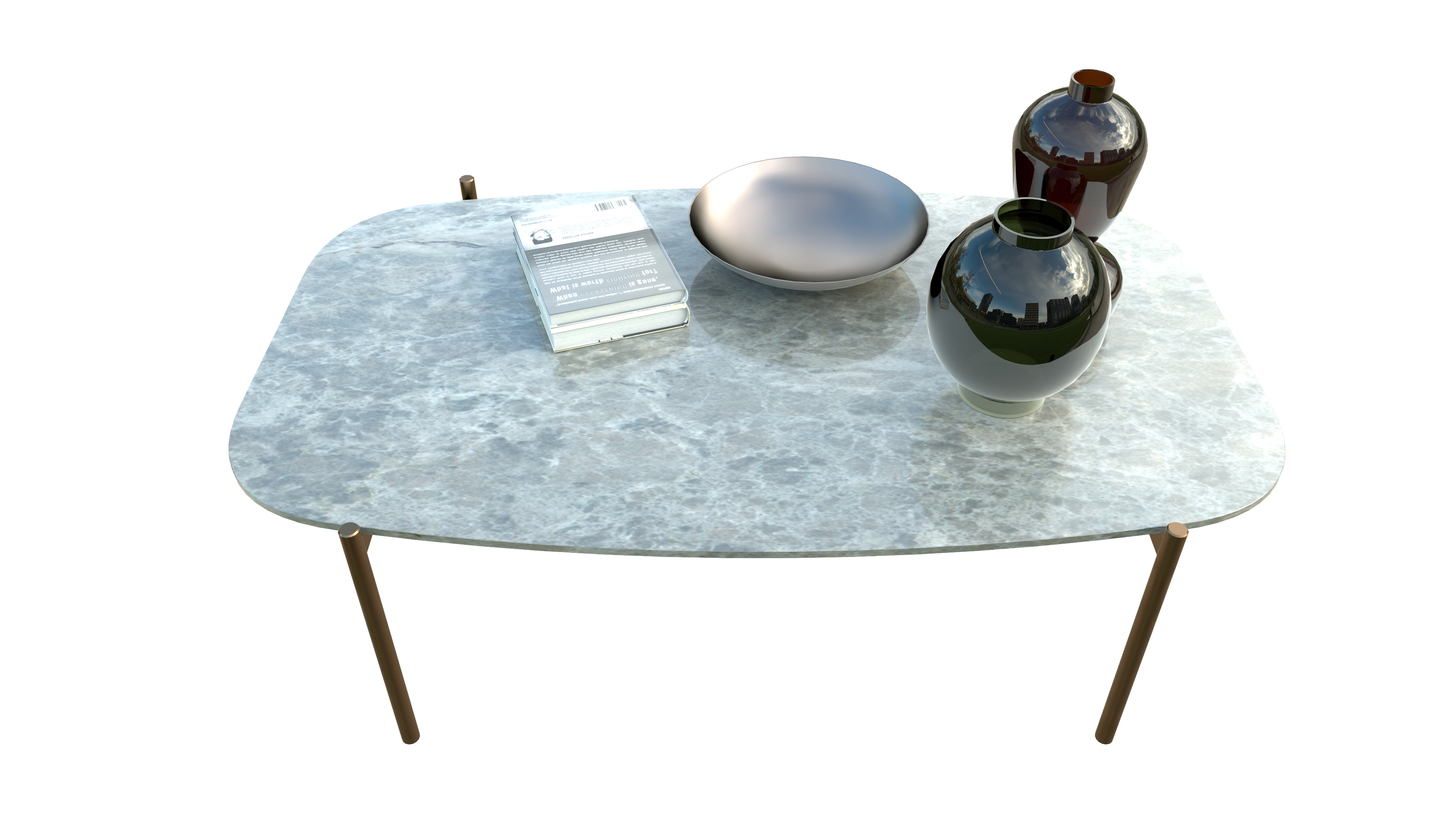 MODERN LIVING SET 3D MODEL 3D model_3