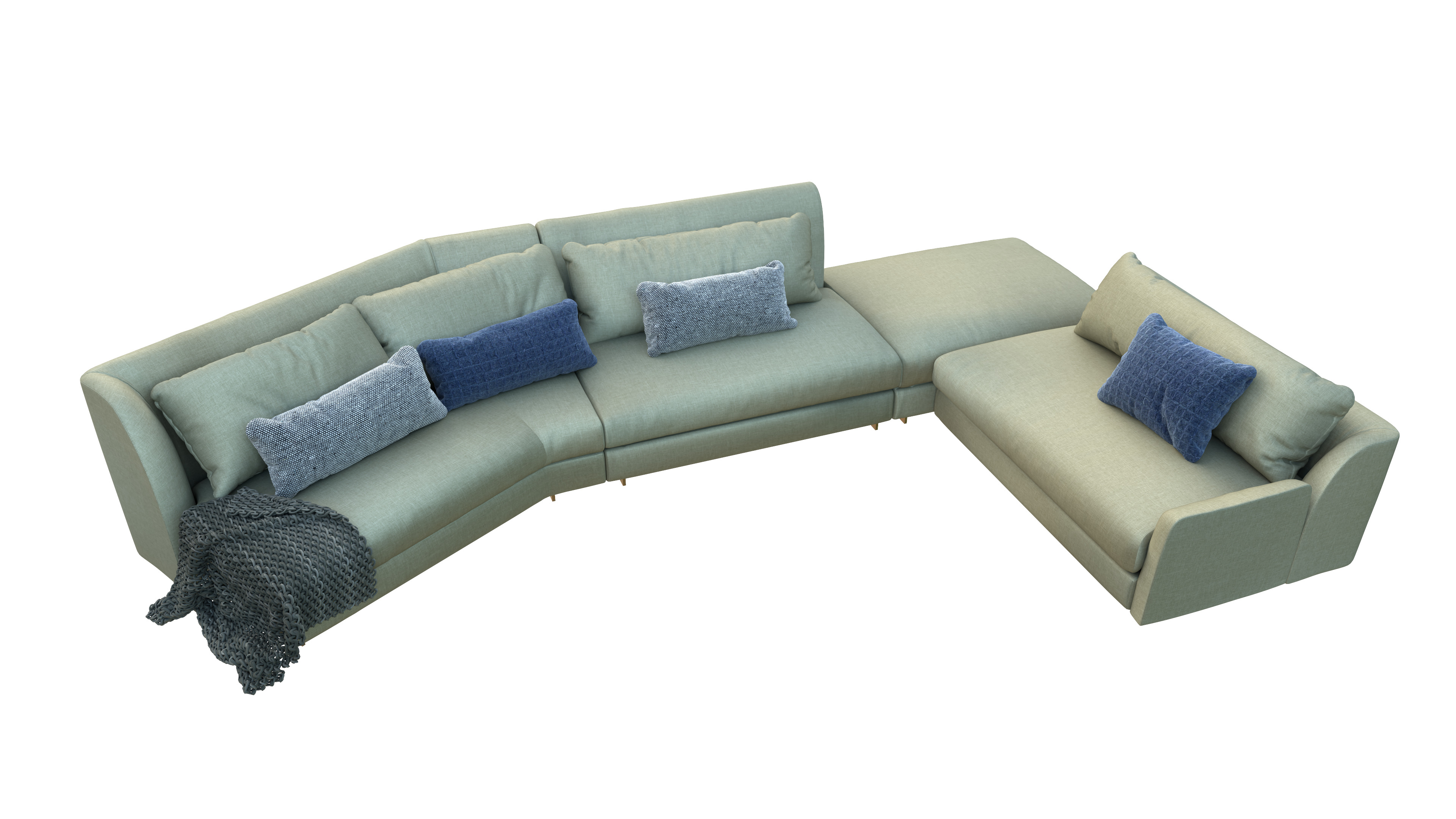 MODERN LIVING SET 3D MODEL 3D model_2