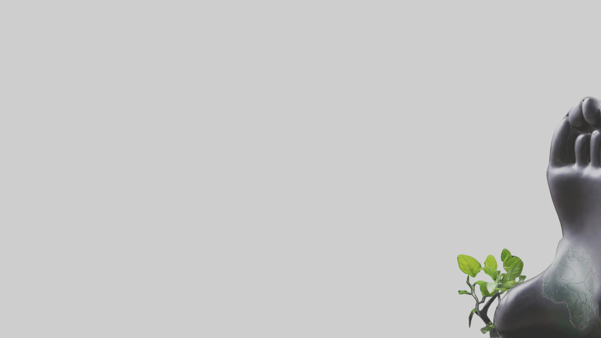 Carbon Footprint Reduction Statue model Low-poly 3D model_21