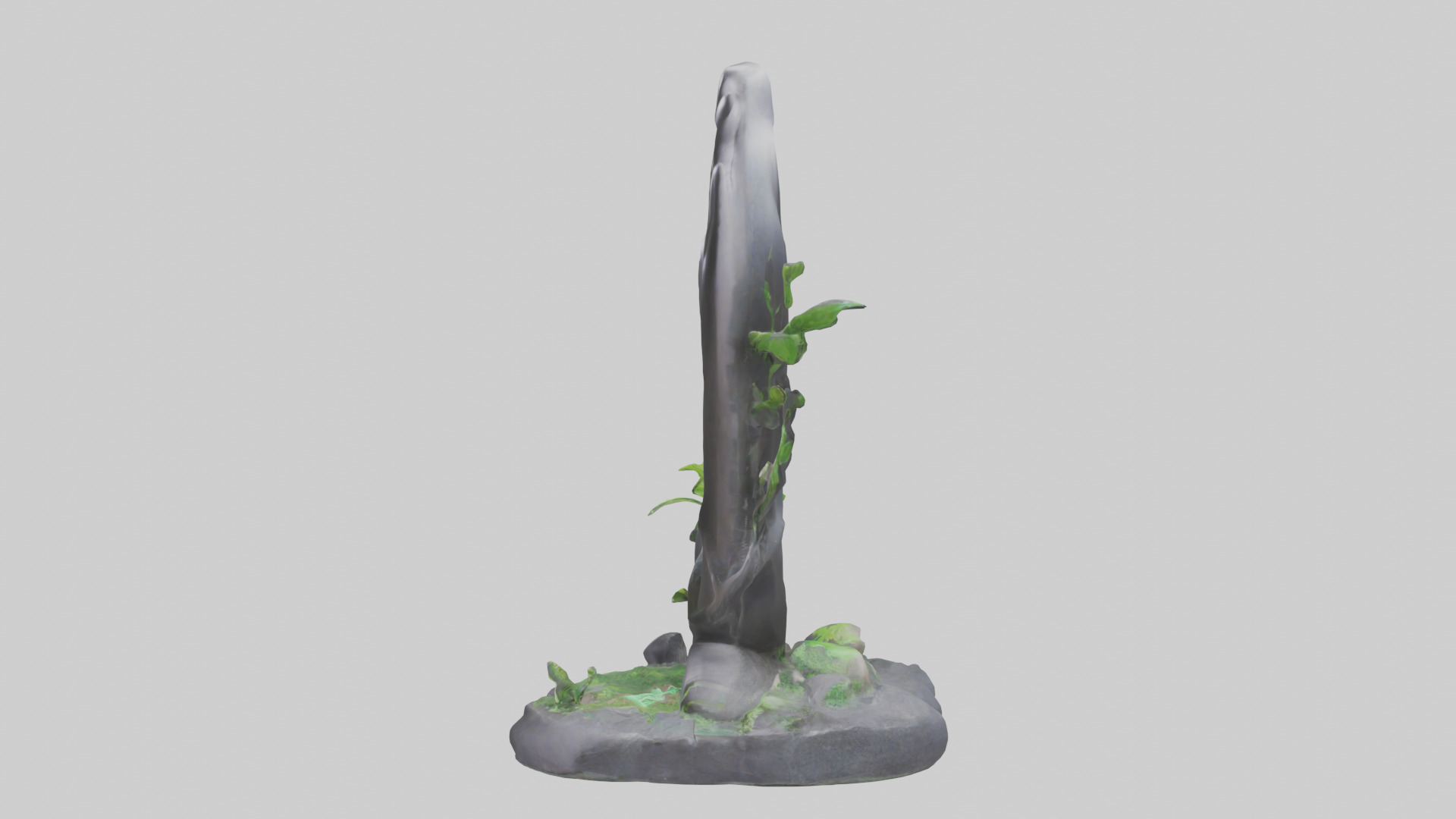 Carbon Footprint Reduction Statue model Low-poly 3D model_22